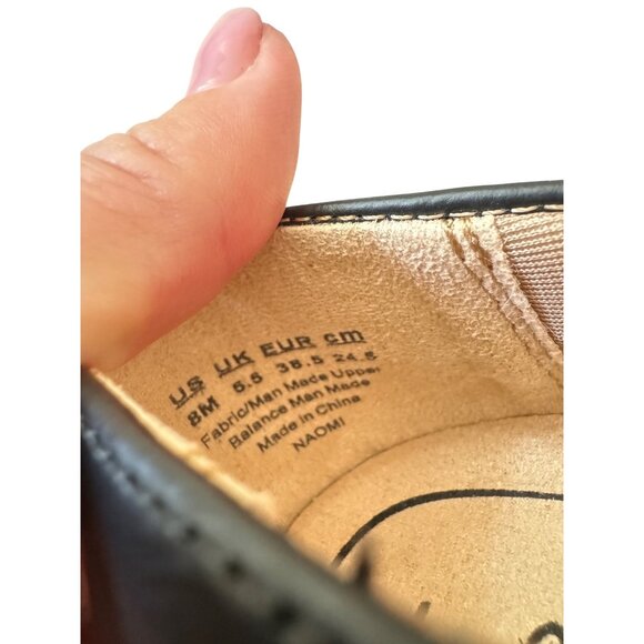 Lifestride Noami Pump Black Size 8 M Flat Loafers NWOB Active Arch Support NWOB - Picture 4 of 9